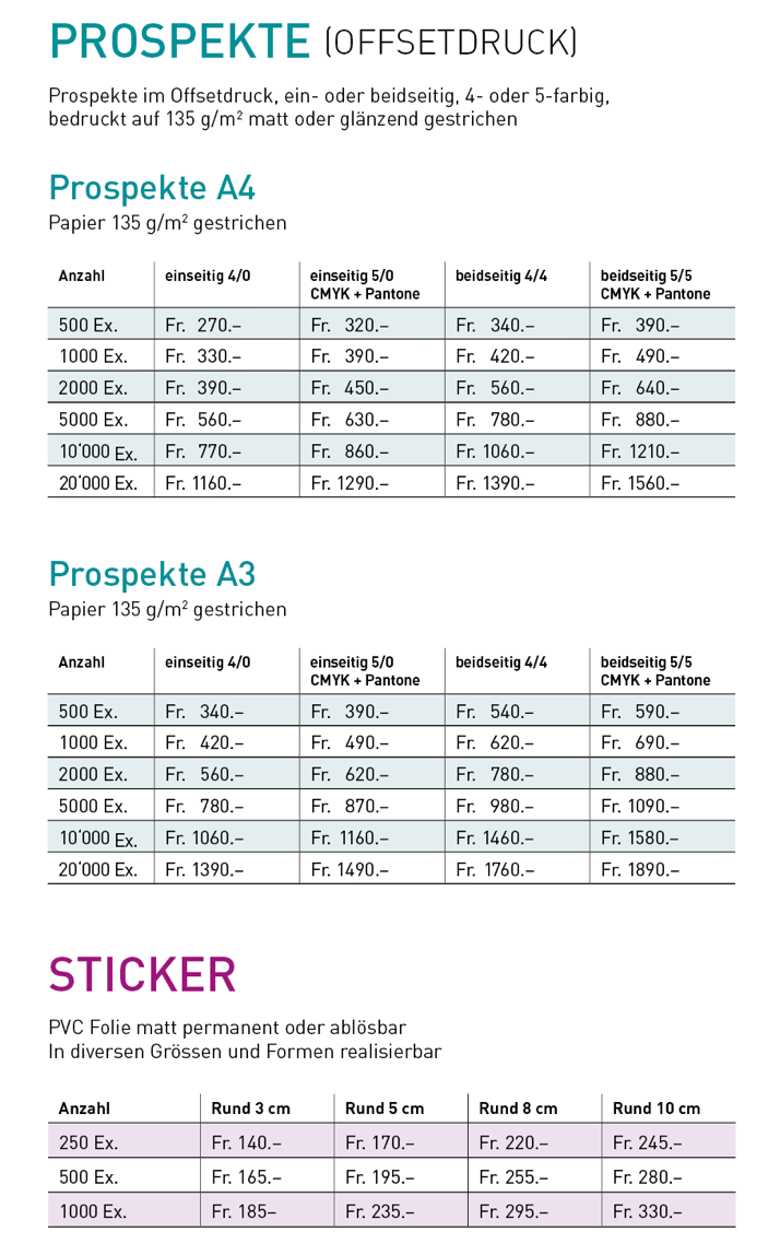 Prospekte-Sticker